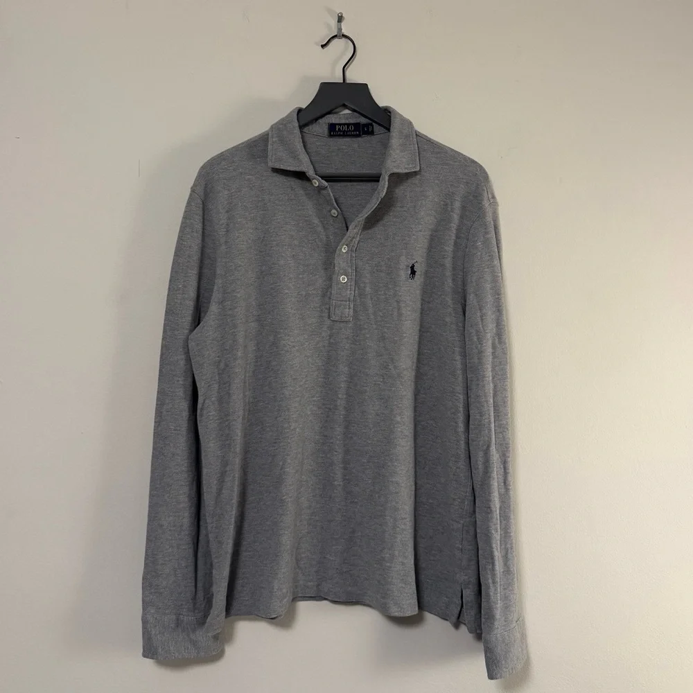 THREE Polo Ralph Lauren Long Sleeve Collar Shirts